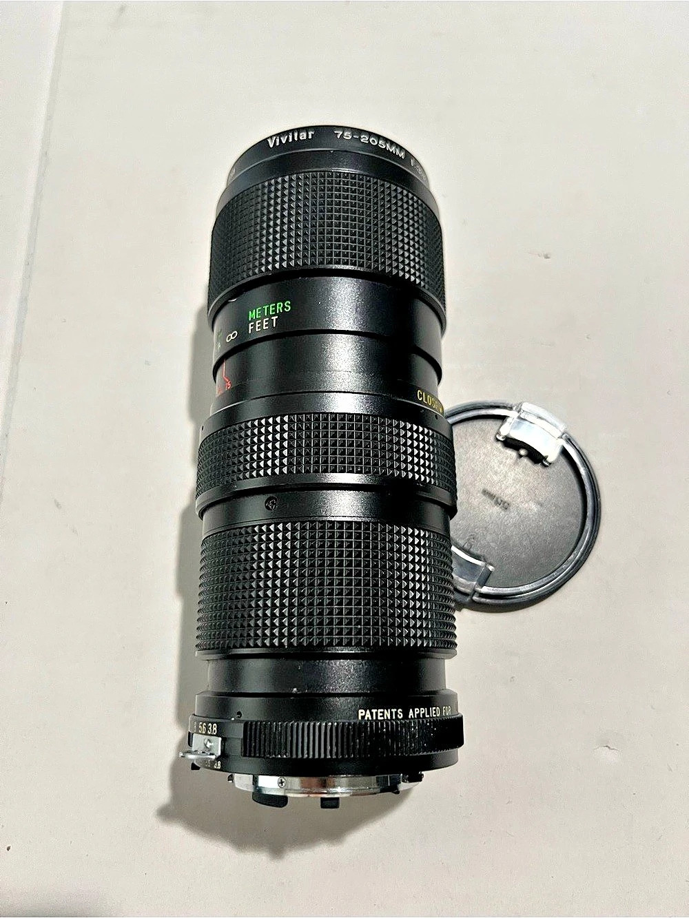 Vivitar 75-205mm f/3.8 MC Macro Focusing Zoom Lens
